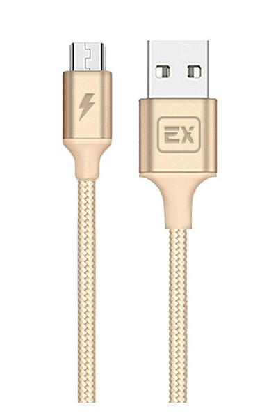Фото - USB кабель Exployd EX-K-503 microUSB Classic 1м золотой usb кабель exployd ex k 786 type c magnetic classic 2 1a 1м черный