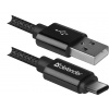 Кабель Defender USB09-03T PRO USB2.0 Черный AM-Type-C 1m 2.1A (8...