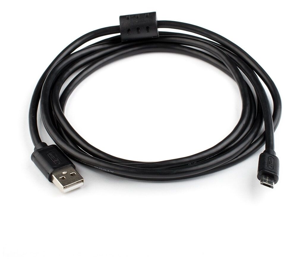 Кабель Atcom USB - microUSB 0.8м AT9174 кабель atcom usb microusb at9174 0 8 м черный