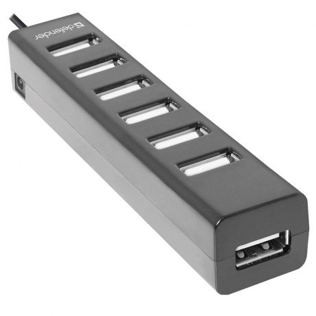 USB-концентратор Defender Quadro Swift USB 2.0 83203 - фото 2