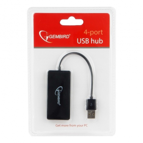 USB-концентратор Gembird 4 Ports UHB-U2P4-03 - фото 4