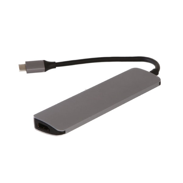 Адаптер Gurdini USB-C Epxpander to USB-C/HDMI 4K/USB3.0/Card Reader для APPLE MacBook Graphite 907841