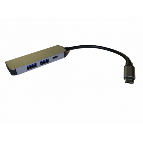 USB-концентратор Palmexx 4в1 USB-C - HDMI+2xUSB 3.0+USB-C PX/HUB-006 - фото 1