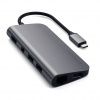 USB-концентратор Satechi Aluminum Type-C Multimedia Adapter Spac...