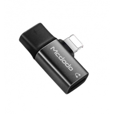 Адаптер Mcdodo WF Series Lightning - 2 Lightning, чёрный
