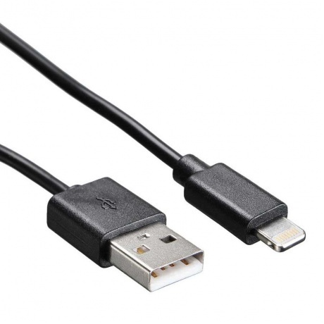 

Кабель Buro USB-IP-1.2B2A USB (m)-Lightning (m) 1.2м черный