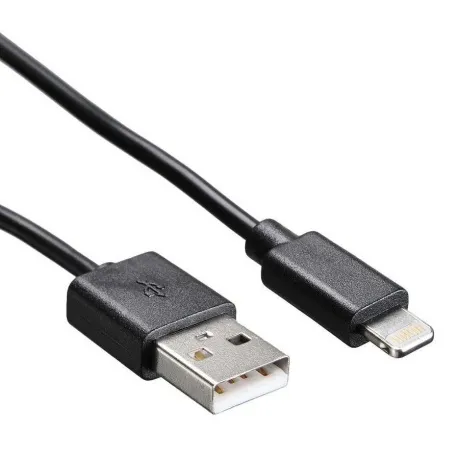Кабель Buro USB-IP-1.2B2A USB (m)-Lightning (m) 1.2м черный