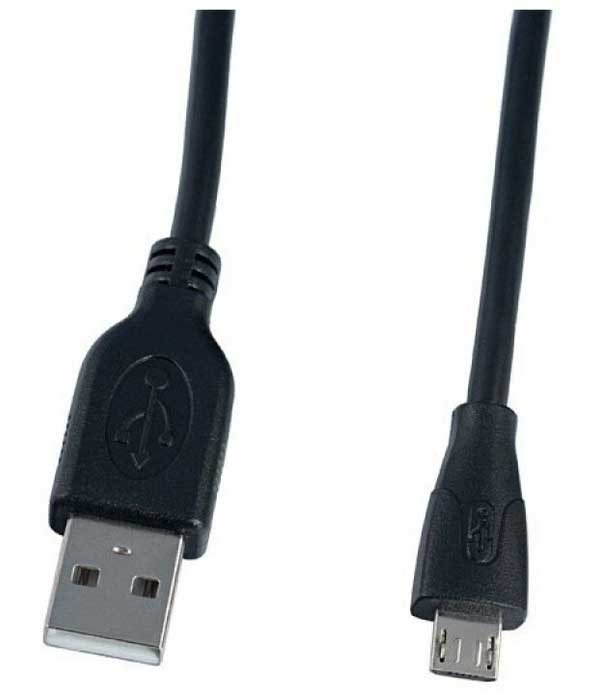 Кабель Perfeo USB 2.0 A/M-Micro USB/M 5m U4005, цвет черный - фото 1