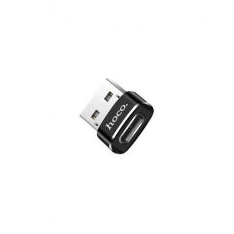 Адаптер Hoco USB - Type-C OTG Black UA6 - фото 2