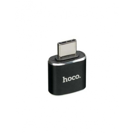 Адаптер Hoco UA5 Type-C - USB Black - фото 1