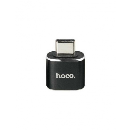 Адаптер Hoco UA5 Type-C - USB Black - фото 2