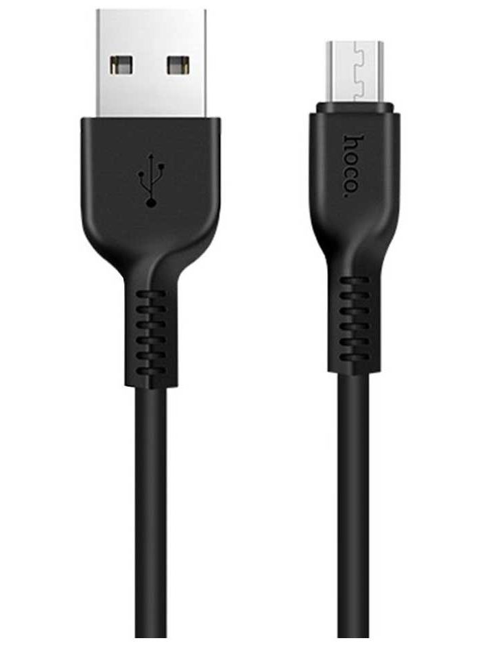 Адаптер Hoco Easy X13 USB - MicroUSB 1m Black 6957531061168