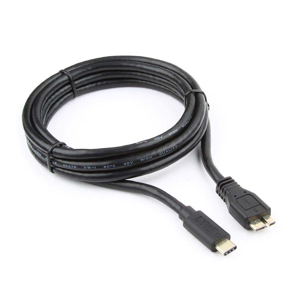 цена Кабель Gembird Cablexpert USB 3.0 microBM/USB 3.1 Type-C 1.8m CCP-USB3-mBMCM-6