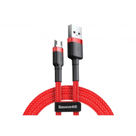 Кабель Baseus Cafule Cable USB - MicroUSB 1.5A 2m Red CAMKLF-C09 - фото 1