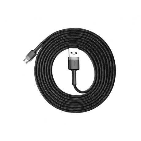 Кабель Baseus Cafule Cable USB - MicroUSB 1.5A 2m Grey-Black CAMKLF-CG1 - фото 5