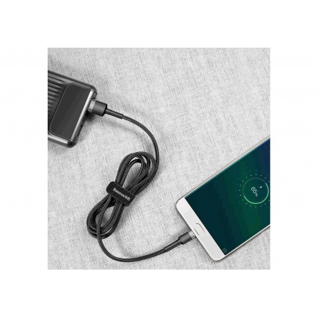 Кабель Baseus Cafule Cable USB - MicroUSB 1.5A 2m Grey-Black CAMKLF-CG1 - фото 8