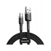 Кабель Baseus Cafule Cable USB - MicroUSB 2.4A 50cm Grey-Black C...