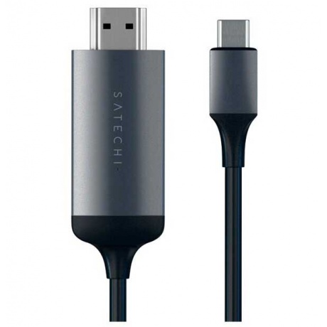 Адаптер Satechi Aluminum Type-C to HDMI Cable 4K 60HZ Space Grey ST-CHDMIM 3550₽