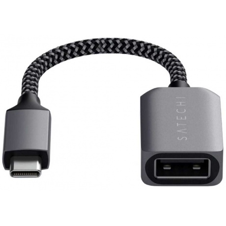 Адаптер Satechi USB Type-C - USB 3.0 Grey ST-UCATCM - фото 1