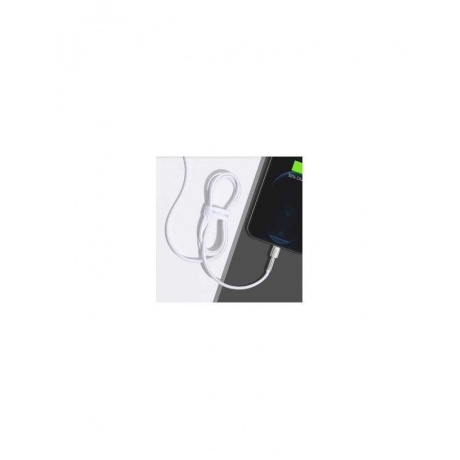 Кабель Baseus Cafule Series USB - Lightning 2.4A 1m White CALJK-A02 - фото 5