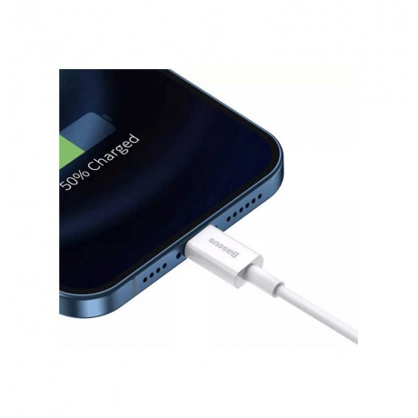 Кабель Baseus Superior Series Fast Charging Data Cable USB - Lightning  2.4A 1.5m White CALYS-B02 - фото 4