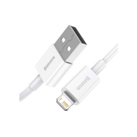 Кабель Baseus Superior Series Fast Charging Data Cable USB - Lightning  2.4A 1.5m White CALYS-B02 - фото 6