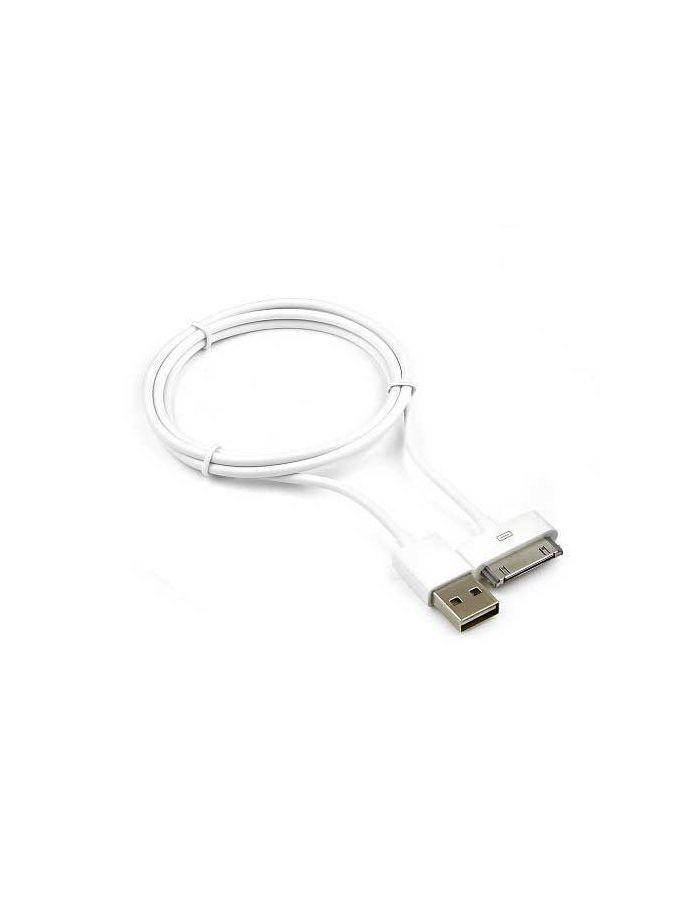 Кабель Gembird USB для iPhone / iPod / iPad 1m CC-USB-AP1MW White кабель gembird cablexpert usb miniusb 1m cc 5pusb2d 1m
