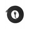 Кабель Baseus Cafule Cable USB - Lightning 2A 3m Grey-Black CALK...