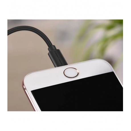 Кабель More choice  для Apple 8-pin K13i черный 1м - фото 6