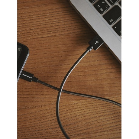 Кабель More choice K31i USB 2.1A для Apple 8-pin быстрый ампер 1м черный - фото 6