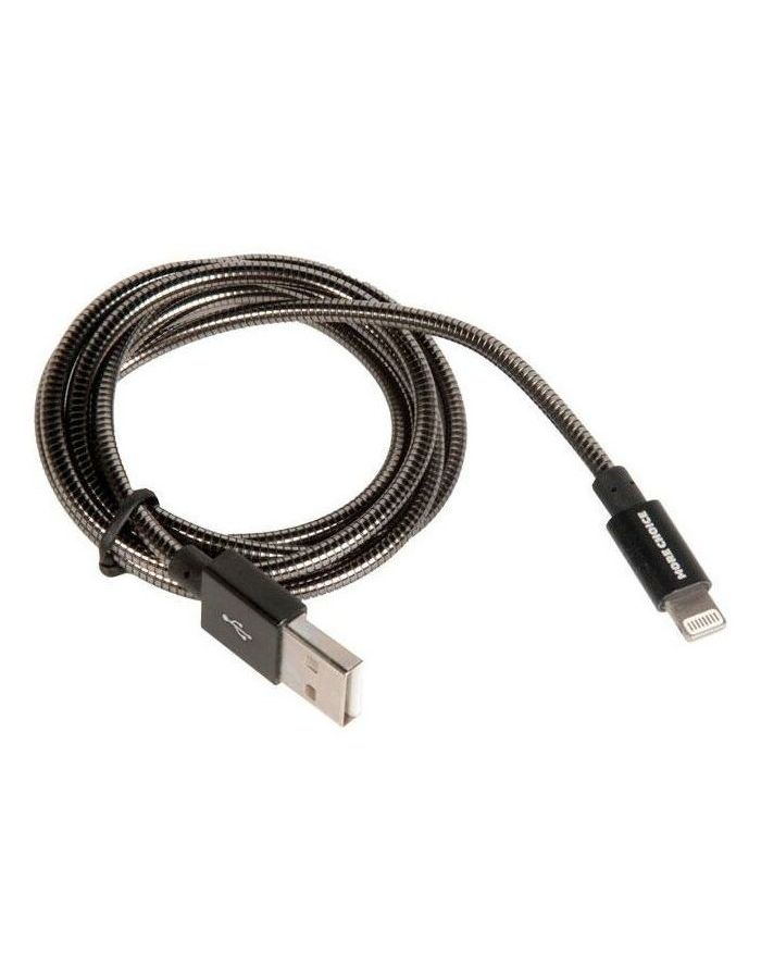 цена Кабель More choice K31i USB 2.1A для Apple 8-pin быстрый ампер 1м черный