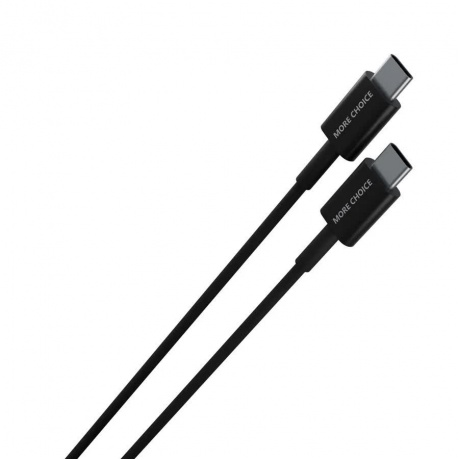 Кабель More choice K71Sa  Smart USB 3.0A PD быстрая зарядка для Type-C Type-C 1м черный - фото 2