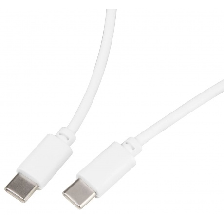 Кабель Buro PD15W USB Type-C (m)-USB Type-C (m) 1м белый - фото 2
