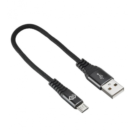 Кабель Digma MICROUSB-0.15M-BLK USB (m)-micro USB (m) 0.15м черный - фото 4