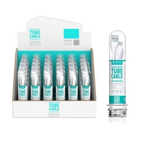 Кабель Devia Kintone Cable Set V2 Type-C, 2,1A, 1м. белый