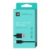 Дата-кабель BoraSCO USB - micro USB, 2А 1м, с удлинённым коннект...