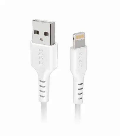 Дата кабель SBS, USB- Lightning, 1м, белый