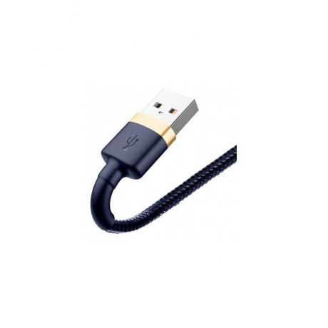 Кабель Baseus Cafule Cable USB - Lightning 1.5A 2m Gold-Blue CALKLF-CV3 - фото 3