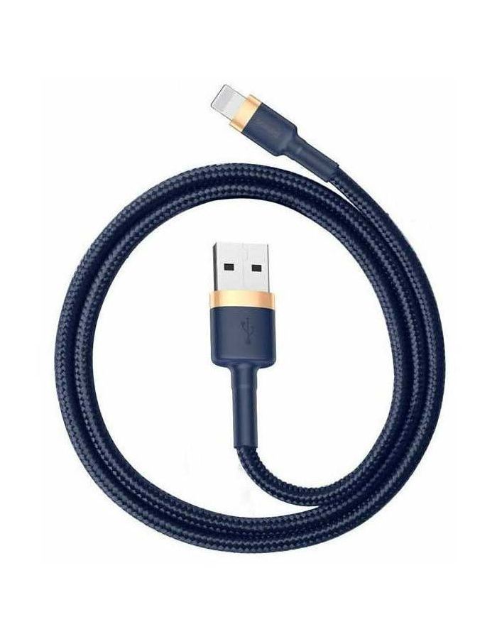 цена Кабель Baseus Cafule Cable USB - Lightning 1.5A 2m Gold-Blue CALKLF-CV3