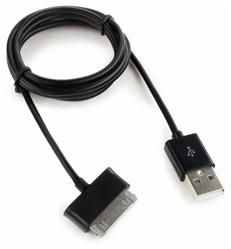 Кабель Gembird Cablexpert USB AM для Samsung Galaxy Tab/Note 1m Black CC-USB-SG1M кабель gembird cablexpert usb miniusb 1m cc 5pusb2d 1m