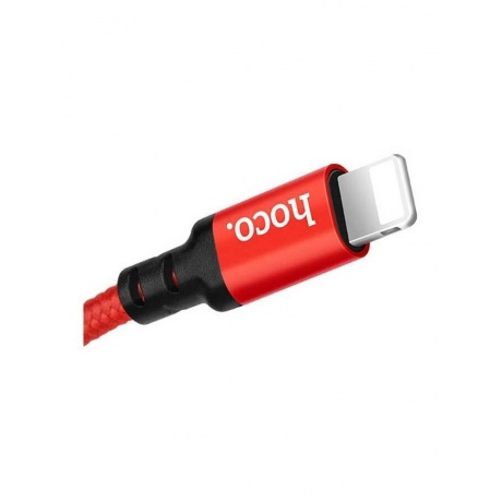 Кабель Hoco Times Speed X14i USB - Lightning 2M Red-Black - фото 2