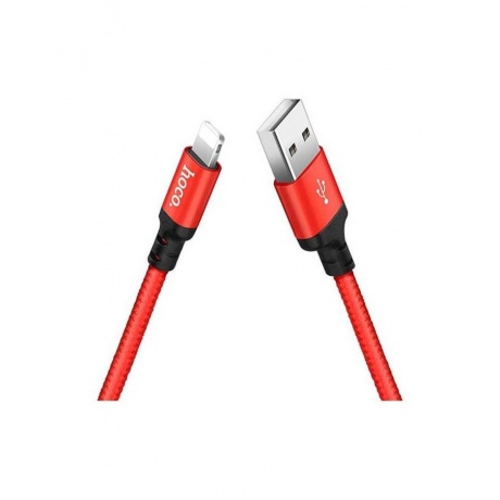 Кабель Hoco Times Speed X14i USB - Lightning 2M Red-Black - фото 3