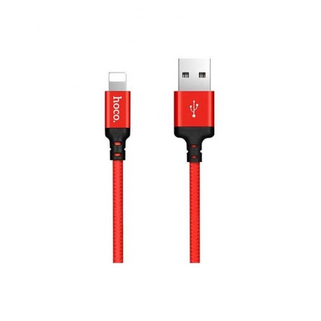 Кабель Hoco Times Speed X14i USB - Lightning 2M Red-Black - фото 4