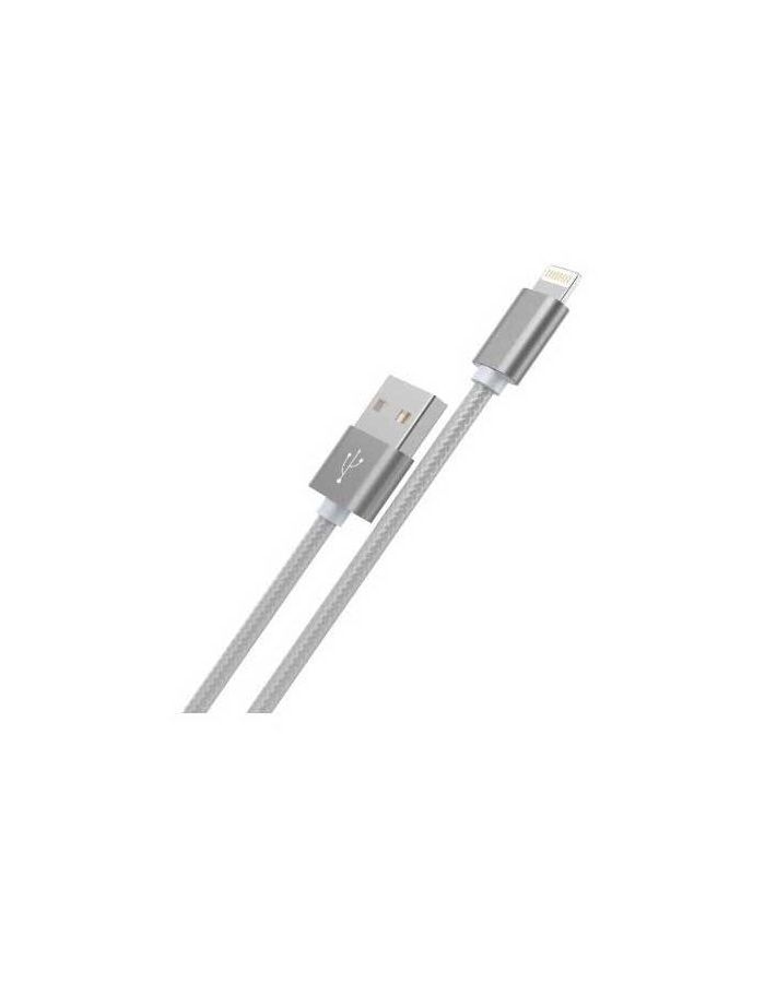Кабель Hoco X2 Knitted USB - Lightning 2.4A 1m Grey 6957531032168
