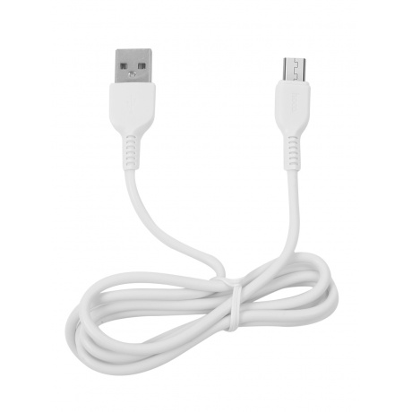 Дата-кабель Hoco X13 Easy, USB - MicroUSB, белый (61175) - фото 4