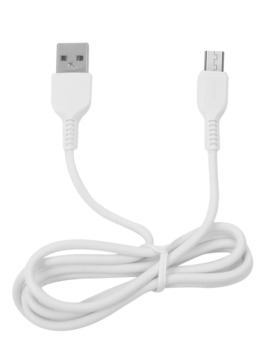 Дата-кабель Hoco X13 Easy, USB - MicroUSB, белый (61175) - фото 4