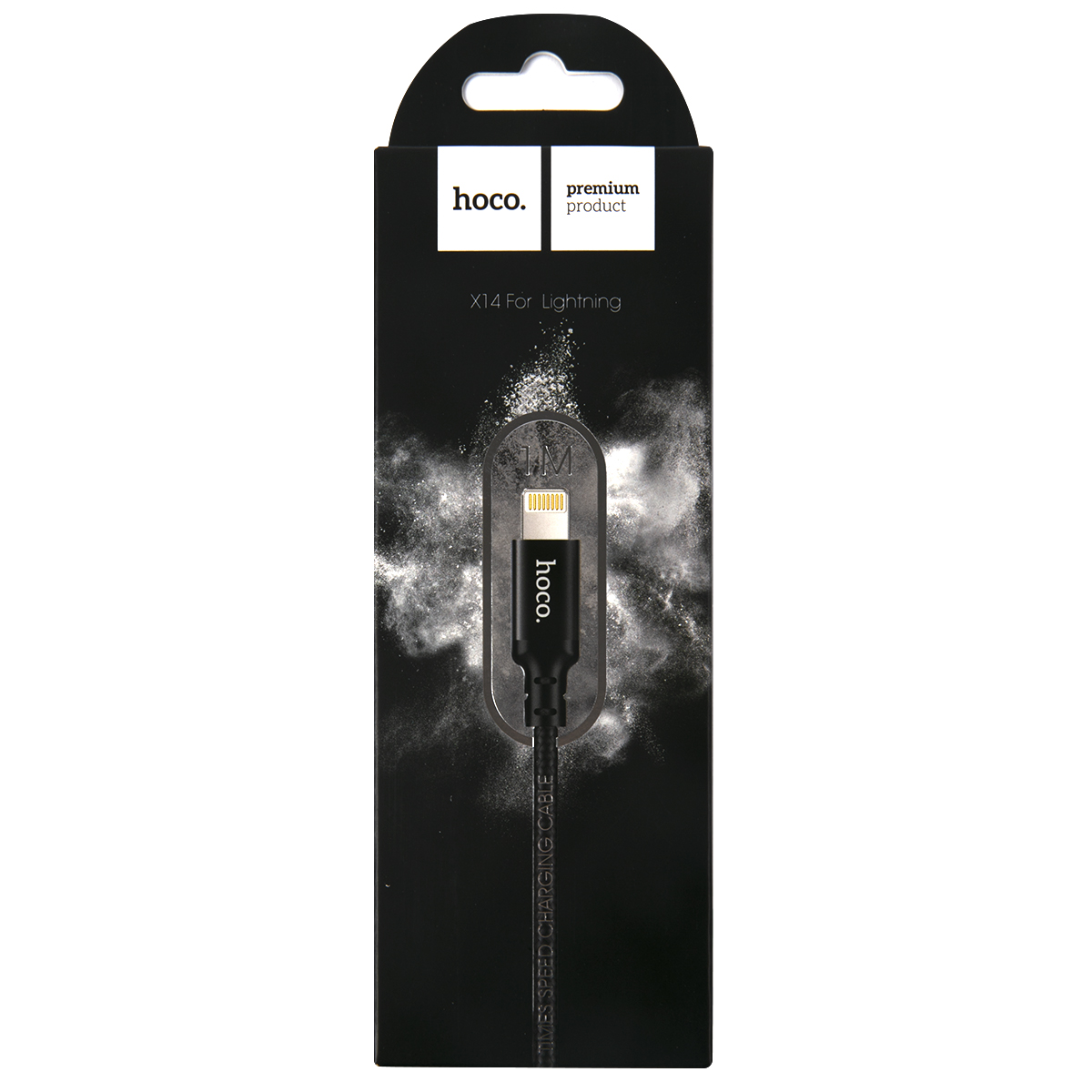 Дата-кабель Hoco X14 Times, USB - Lightning, черный (62820)