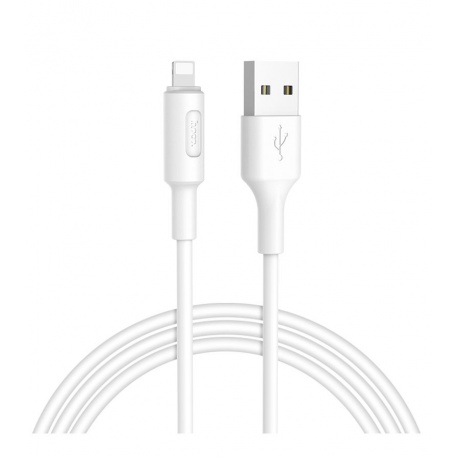 Дата-кабель Hoco X25 Soarer, USB - Lightning, белый (80114) - фото 1