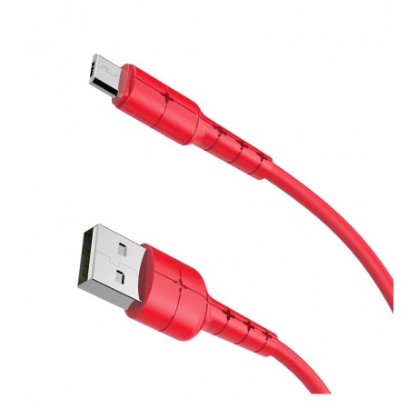 Дата-кабель Hoco X30 Star, USB - MicroUSB, красный (91158) - фото 1