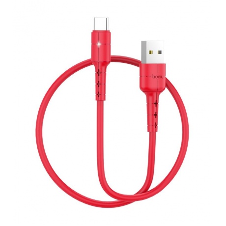 Дата-кабель Hoco X30 Star, USB - Type-C, красный (91189) - фото 2